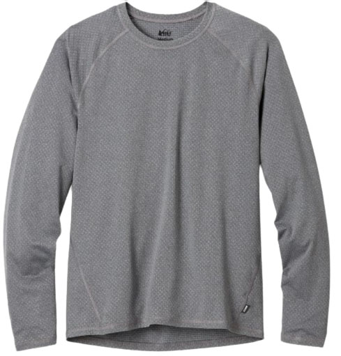 REI Co-op Lightweight Base Layer Crew (grey)